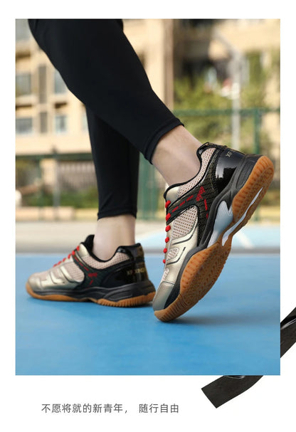 2025 New Professional Badminton Shoes Sneakers Men's Tennis Breathable Anti-Slippery Volleyball Sport Shoes for Men and Women