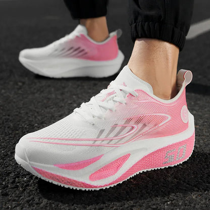 Nuove scarpe sportive da uomo e donna, sneaker da running, piastra in carbonio, da gara maschile per maratona, ammortizzanti, scarpe da allenamento per atletica