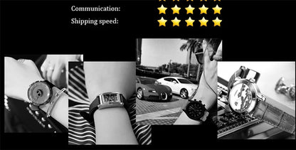 2025 SPECHT&SOHNE New Rubber Strap Fashion Quartz Watches For Men Stainless Steel Watch Ice Blue Luminous Sapphire Crystal 5BAR