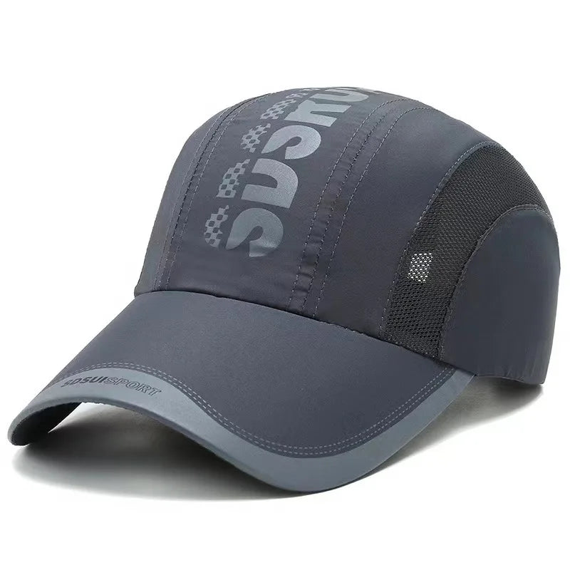 Stay Protected in Style: UV Protection Baseball Cap with Quick-Drying Soft Top, Breathable Strapback for Hiking, Fishing & Outdo