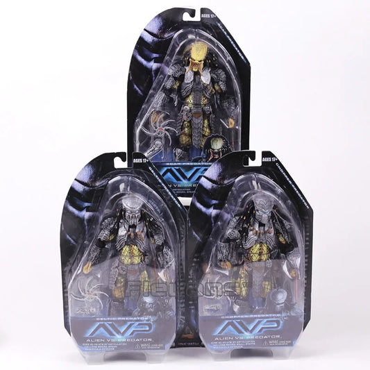 NECA AVP Alien vs. Predator Chopper Celtic Scar Predator 7" -toimintahahmo, nivelillä liikuteltava mallilelu