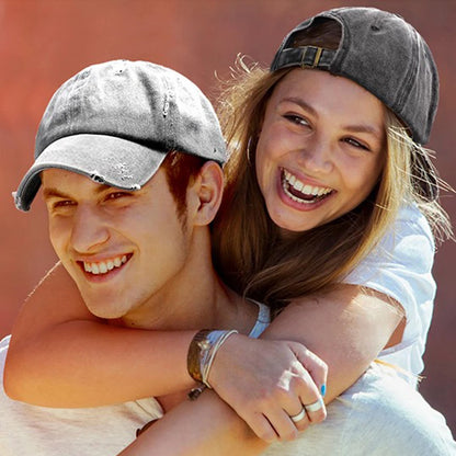 Distressed Baseball Cap Dad Hats for Men Women Vintage Washed Cotton soft crown Hat Adjustable Low Profile Unisex Style Headwear