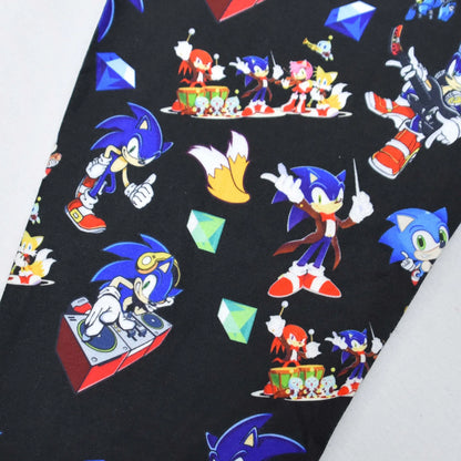 Long sleeved new set Super Sonic mid size children's long sleeved+long pants set Shadow the Hedgehog children's underwear gift