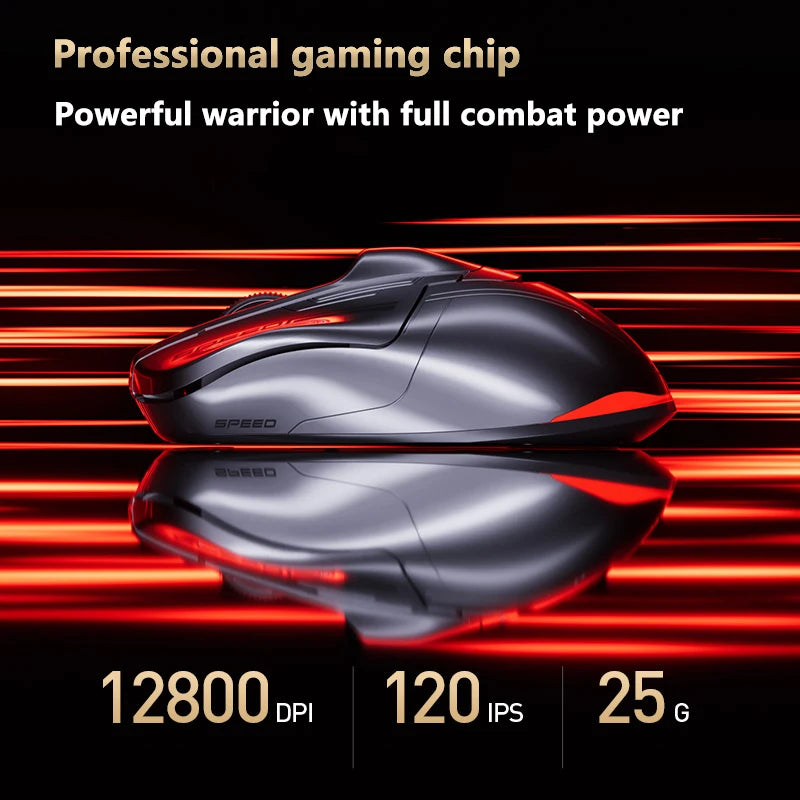 INPHIC Super Racing Car Series Wireless Bluetooth Gaming Mouse 500mA Battery Level Display Light Effect Customization