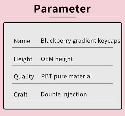 RGB-Gamer-Tastenkappen mit Farbverlauf-Hintergrundbeleuchtung für mechanische Tastaturen mit MX-Switches, OEM-Profil, PBT-Keycaps, Weiß/Blau, ISO-Layout, DIY-Tastenkappen