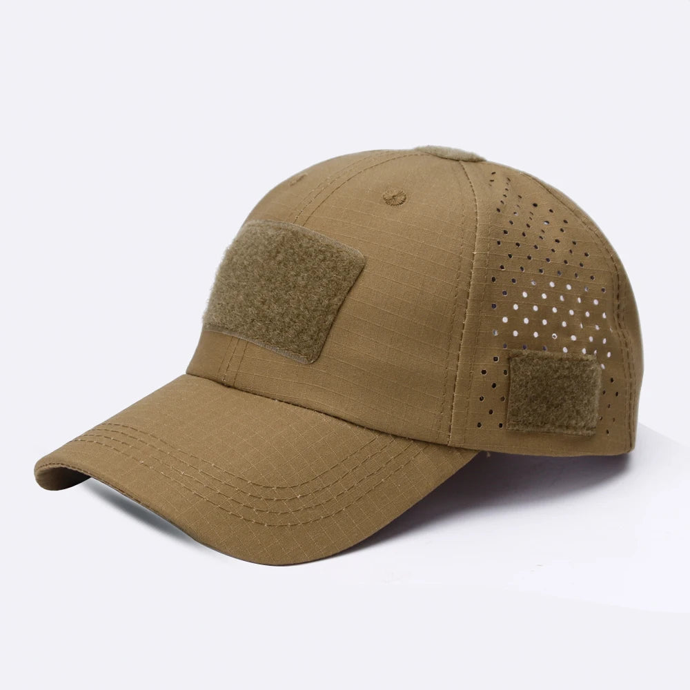 Breathable Camouflage Baseball Cap UV Sun Protection Hat for Outdoor Sports Fishing Camping Hiking Hunting