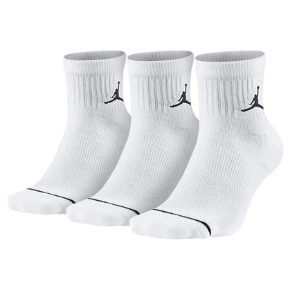 Nike Air Jordan Men's and Women's Knee-High Sports Socks, 3-Pack, Comfortable and Breathable Basketball Socks SX5544-017