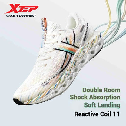 Xtep Reactive Coil 11.0 tenisice za trčanje za muškarce, ljetne sportske cipele s amortizacijom udaraca, povratnom energijom i mekim tenisicama 976219110026