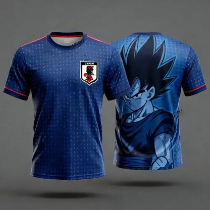 Summer 2026 Dragon Ball 3D T-shirt Oversized Majin Vegeta Blue Lightning Print Breathable Gym Streetwear Unisex Men Women Kids