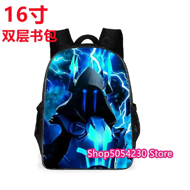 Zaino Fortnited 3PCS per ragazzi, Victory Game, 16 Inch, resistente all’acqua, per scuola materna, zaino scolastico cool per scuola elementare