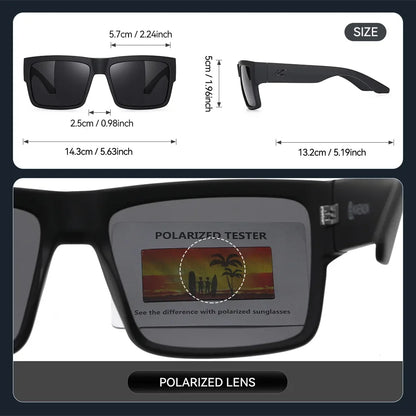 KAENON Fashion Square – univerzální polarizované sluneční brýle pro muže i ženy, vhodné pro sport, rybaření a řízení, s ochranou UV400