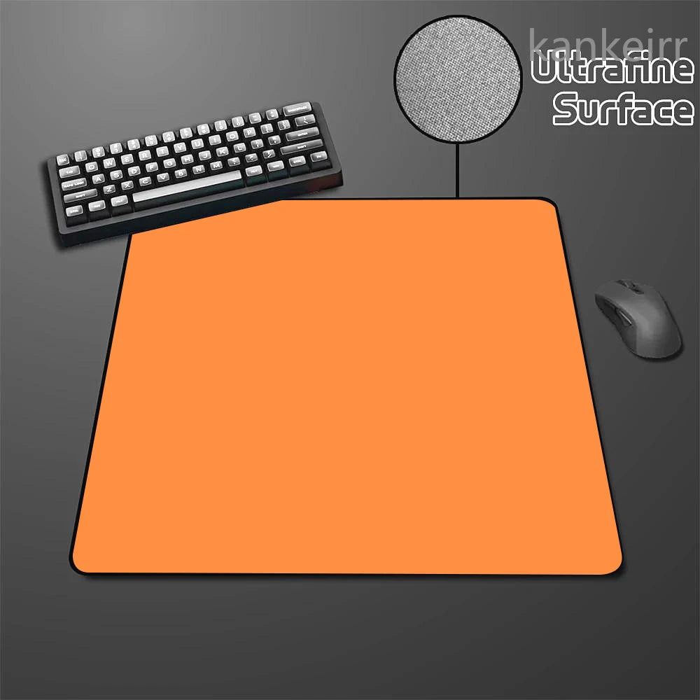 Black Speed Mouse Pad Pure Color High Elastic Non-slip Bottom Gaming Mouse Mat Premium E-Sports Mousepad Ultrafine Surfa Deskmat