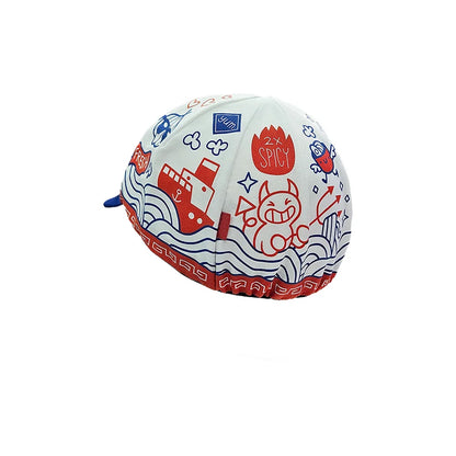 style Casquettes de cyclisme Casquettes de sport d'été respirantes pour le vélo Séchage rapide Polyester Casquettes noires et bleues Classiques