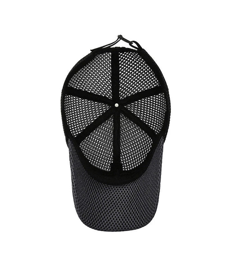 Summer Mesh Cap Baseball Breathable Outdoor Adjustable Snapback Hiking Fishing Cap Women Men Cool Casual Sport Cycling Cap