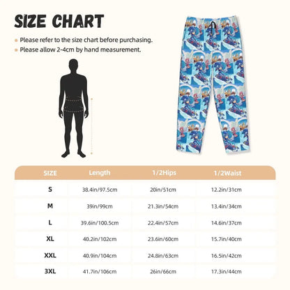Custom Printed Womens Soniced Pajama Pants Hedgehog Game Sleepwear Sleep Lounge Bottoms with Pockets