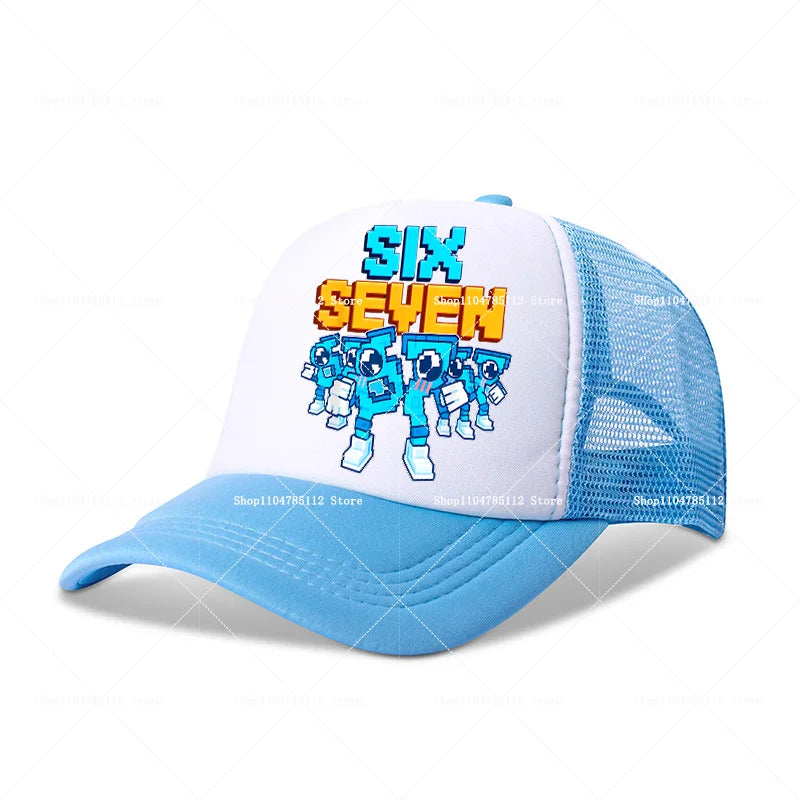 Casquette de baseball Steal A Brainrot 67 Six Seven, motif cartoon/anime, lettres de l'alphabet A à Z, pour garçons et filles, ajustable, sport et mode, couvre-chef pour adulte, cadeau