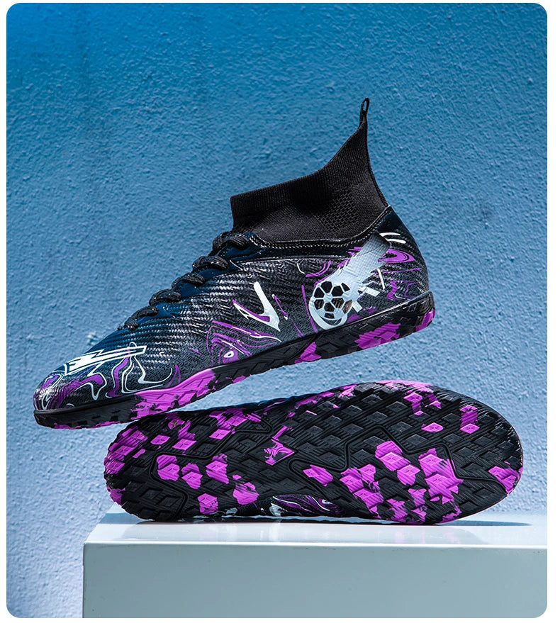 Neue professionelle Fußballschuhe für Herren, rutschfeste Fußballstiefel, Unisex, atmungsaktiv, für Futsal und Sport, neue Stollenschuhe, Dropshipping, ultraleicht