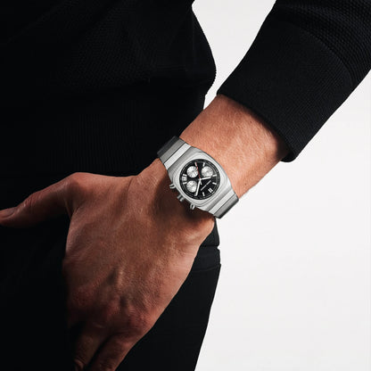 DG9008 Men's Watch, Original Fashion Brand Quartz Waterproof Luminous Watch with Three Small Dials and Moon Phase