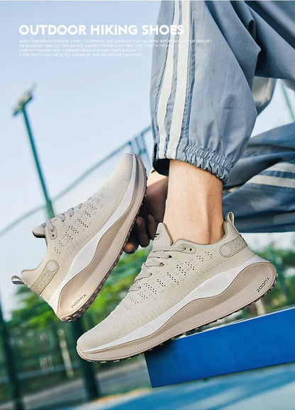Nowe męskie buty do biegania, sportowe i casualowe, luksusowe obuwie w stylu fashion, lekkie i oddychające sneakersy do joggingu oraz komfortowego chodzenia