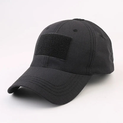 Tactical Camo Baseball Cap with Patch - Adjustable & Durable, The Viral Must-Have for Outdoor, Hunting and Tactical Activities