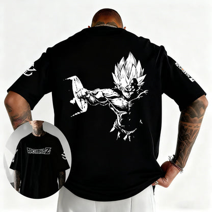 Dragon Ball Japanese Anime Printed Men's T-Shirt Majin Buu Boys Children Harajuku Short Sleeve Kids Goku T-shirt Summer Clothing