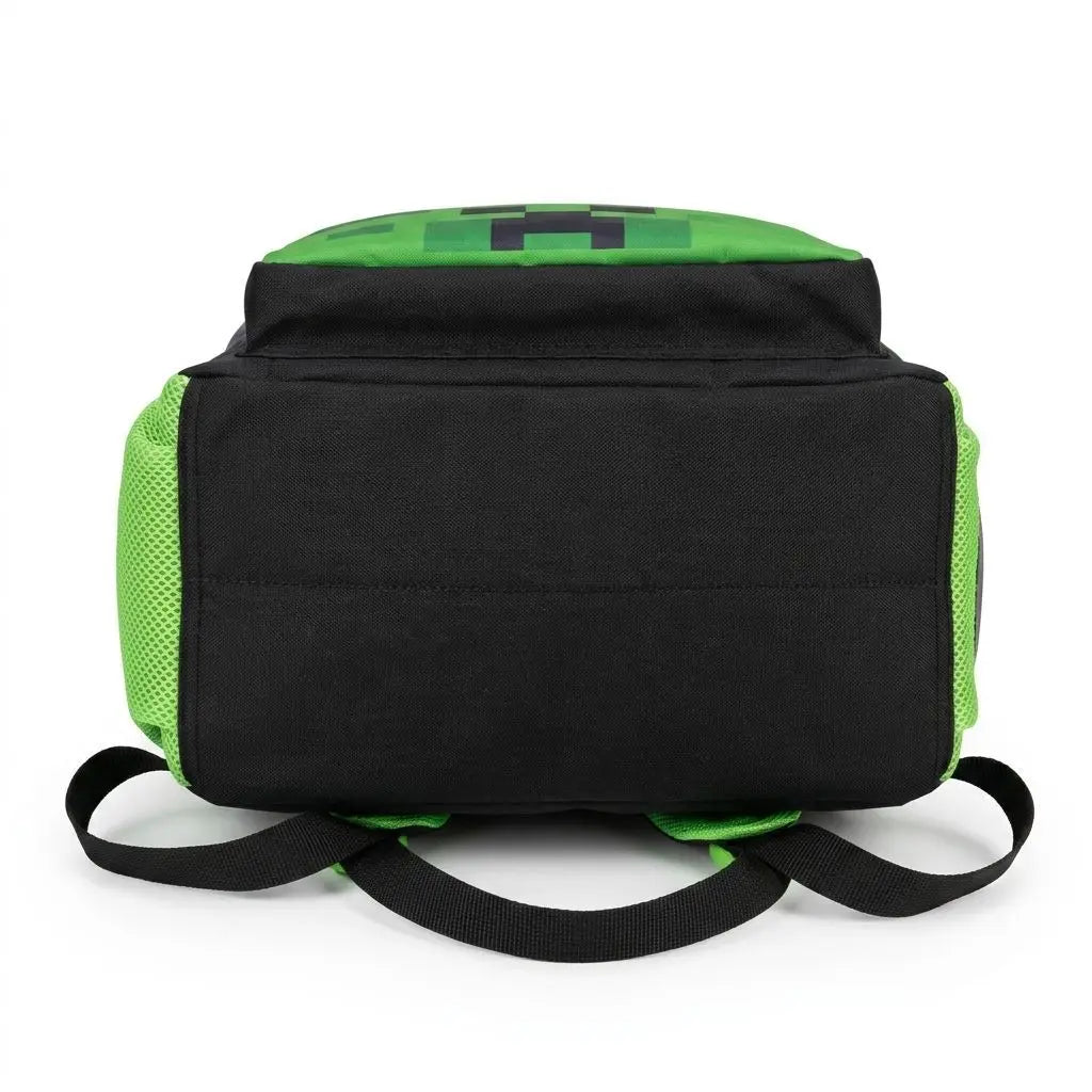 In Stock Minecraft Backpack Large Capacity Lightweight Pressure Relief Cartoon Print Outdoor Travel Hiking For Men Students