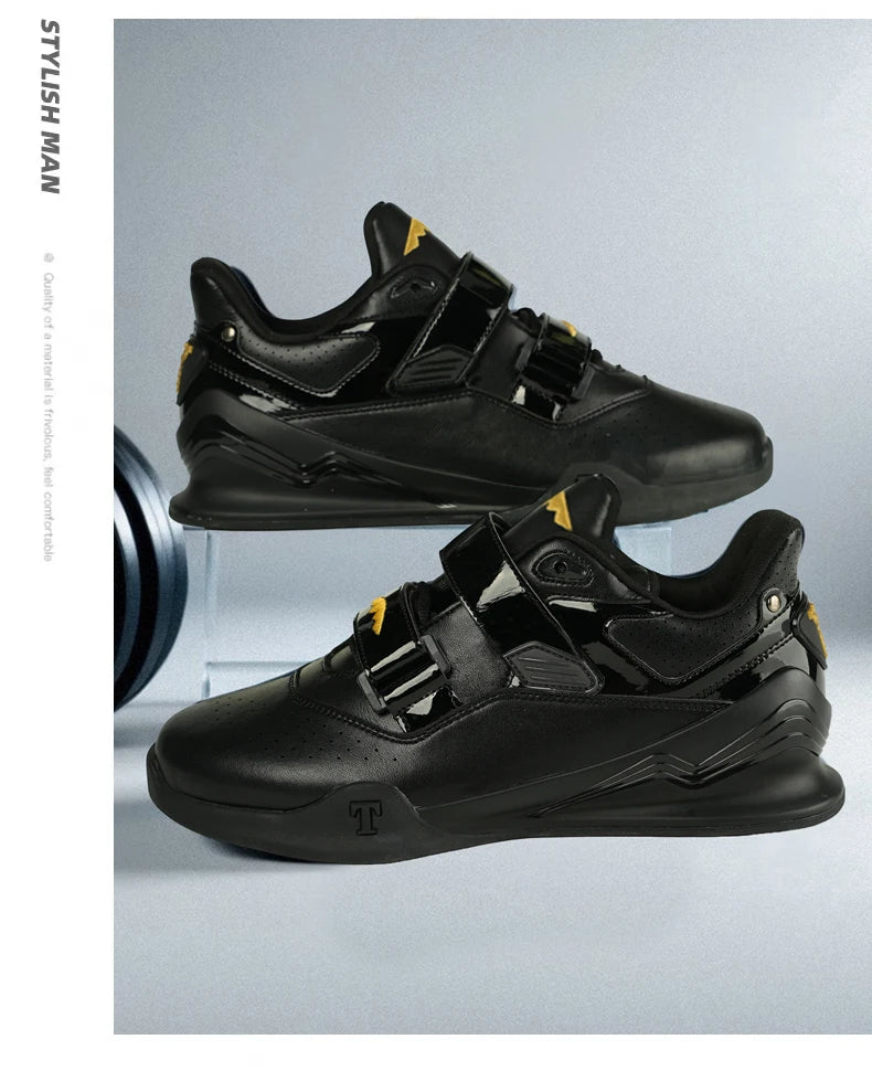 Professional Weightlifting Shoes Comfortable Indoor Squat Training Shoes Durable Anti-Slip Weightlifting Hard Pull Sports Shoes