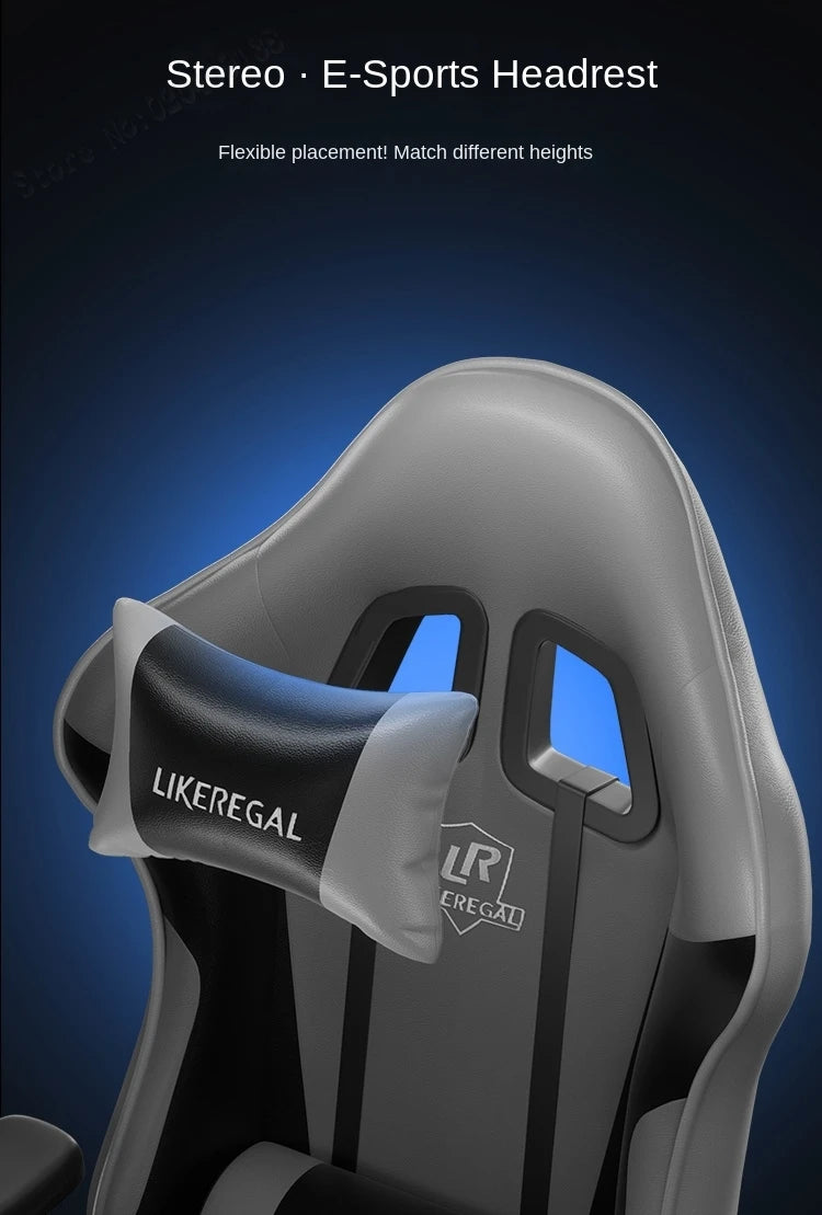 New Gaming Chair 9D Mechanical Dynamic Armrests 3D Lumbar Support Wide Seat Ergonomic Chair Gaming Live Streaming Swivel Chair