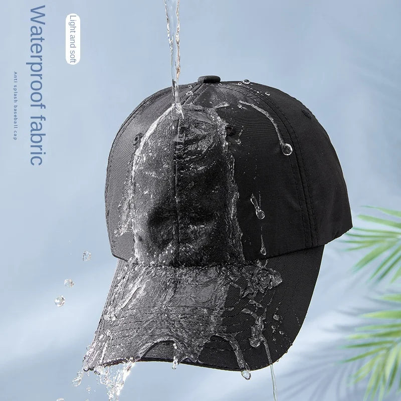 Unisex Waterproof Baseball Cap Outdoor Hat Quick Dry Sun Hat [All Senson] Men Women Sport Golf Hat