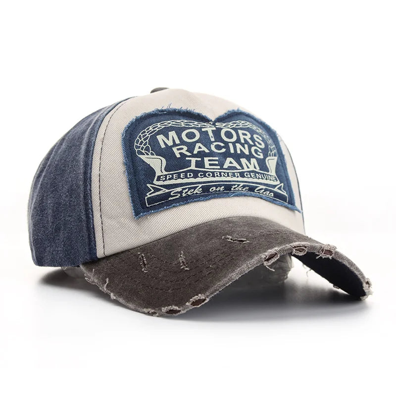 Casquette de baseball en coton printemps-été pour homme, style délavé et vieilli, chapeaux pour homme et femme, casquette de soleil pour l'extérieur, casquettes hip-hop, style décontracté, multicolore