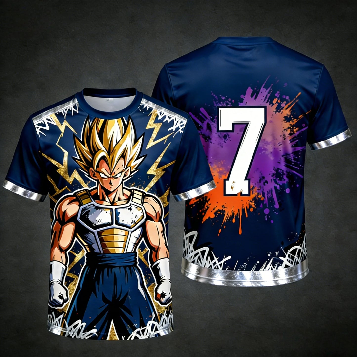 2026 Summer Dragon Ball T-Shirt High Quality 3D Goku Print Oversized Unisex Retro Y2K Anime Football Casual for Men Women Kids