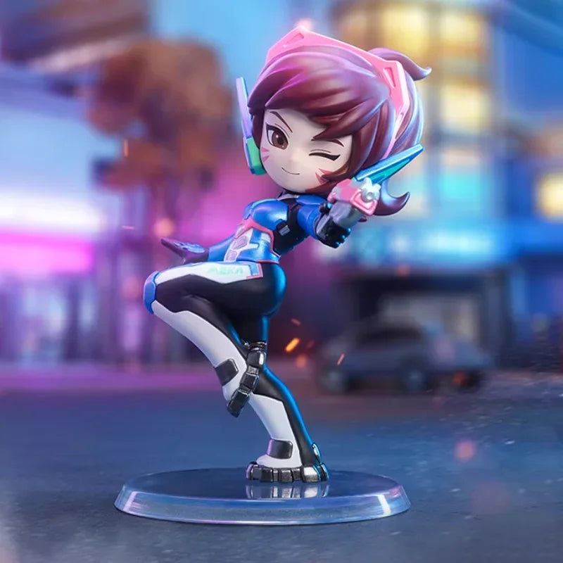 POP MART Overwatch Play of the Game Series Original-Blind-Box Überraschungs-Mystery-Box Niedliche Anime-Actionfiguren Ornamente Figuren
