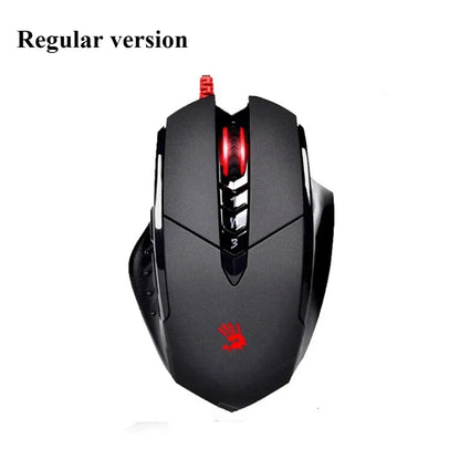 Rato com fios Bloody V7M RGB, leve, design ergonómico, 4000 dpi, para PC, escritório, e-sports e gaming, com programação de macros para CF, LOL e CS