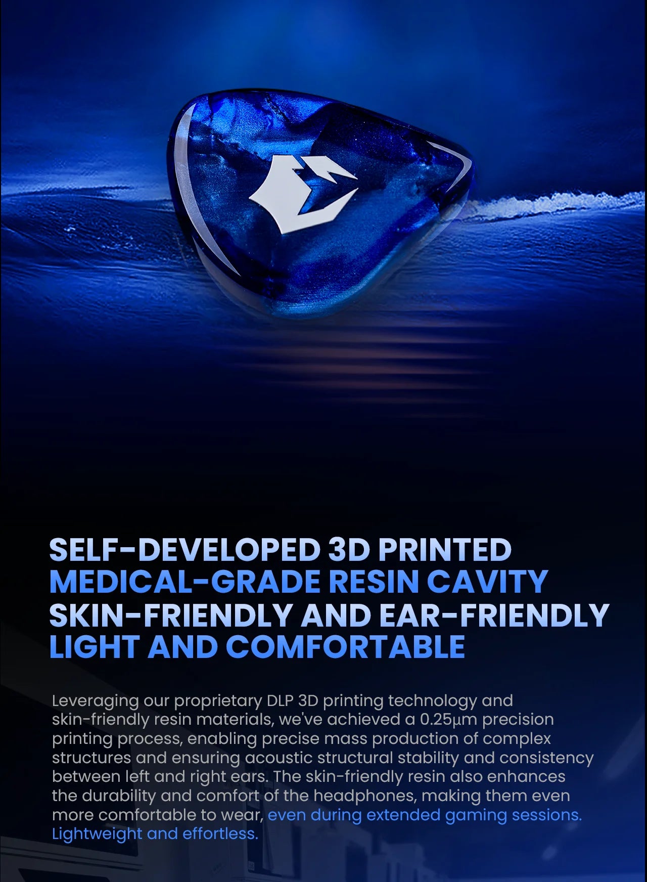 Auricolari gaming HiFi cablati EPZ G10 – Cuffie monitor in-ear Type-C e 3.5mm con DAC, isolamento acustico, cavo rimovibile e microfono