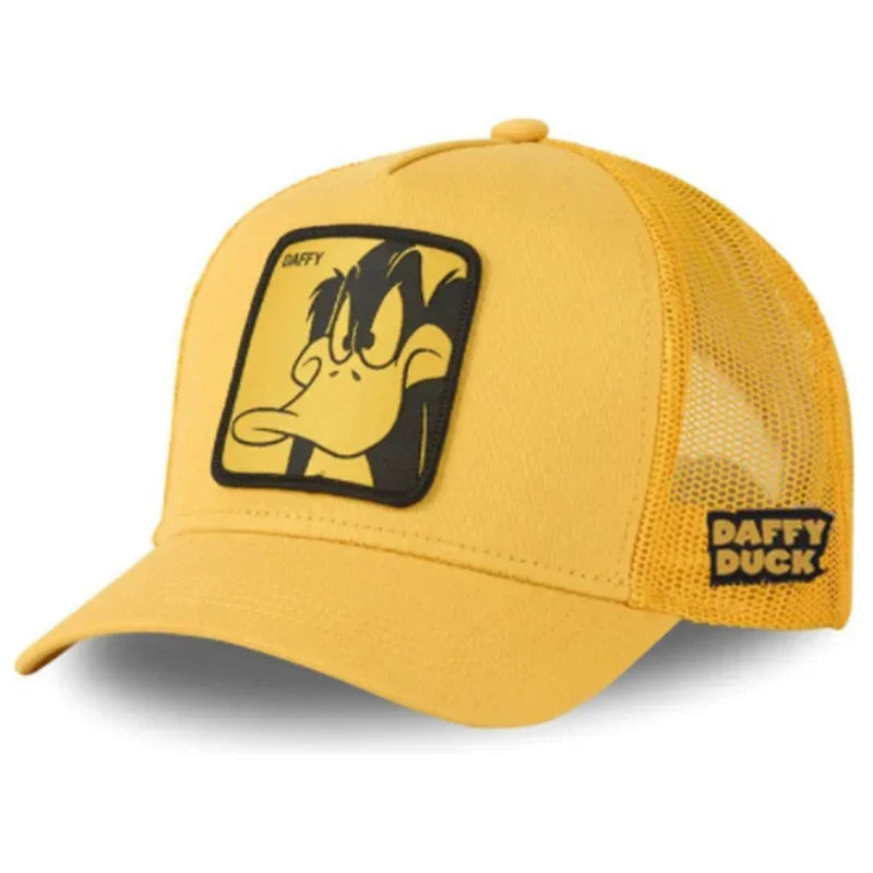 Czapka unisex z motywem anime, naszywka haftowana, czapka baseballowa, czapka typu trucker, czapki siatkowe, czapka przeciwsłoneczna