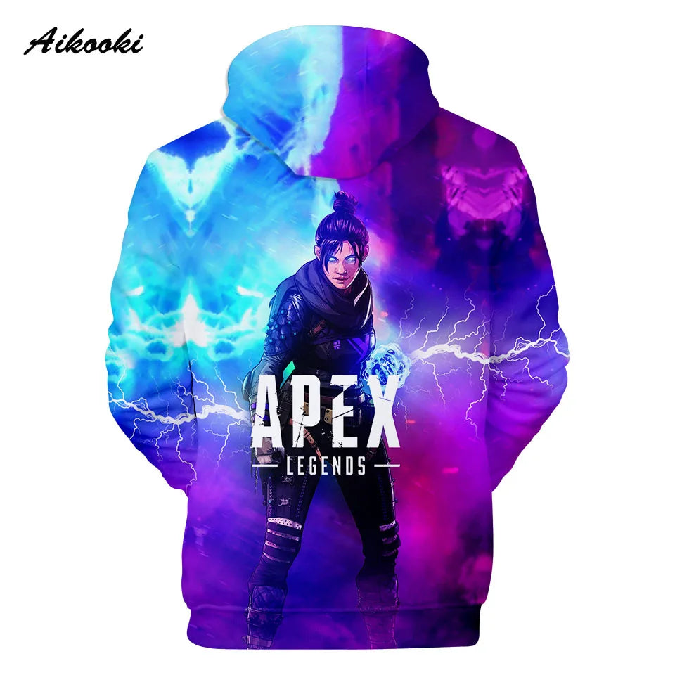 Personality 3D Printed Game Apex Legends Hoodies Sweatshirts Men Women High Quality Hoody Game Long Sleeve Plus Size Hoodies