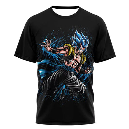 2026 Summer Dragon Ball T Shirt Kids Tops Tee Anime Figures Goku Super Saiyan T-shirt Boys T-shirts Children Short Sleeve Y2k