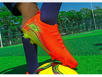 New Men's Football Boots Non-Slip Soccer Shoes Training Sneakers FG Top Quality Cleats Wholesale Drop Shipping Unisex Adult