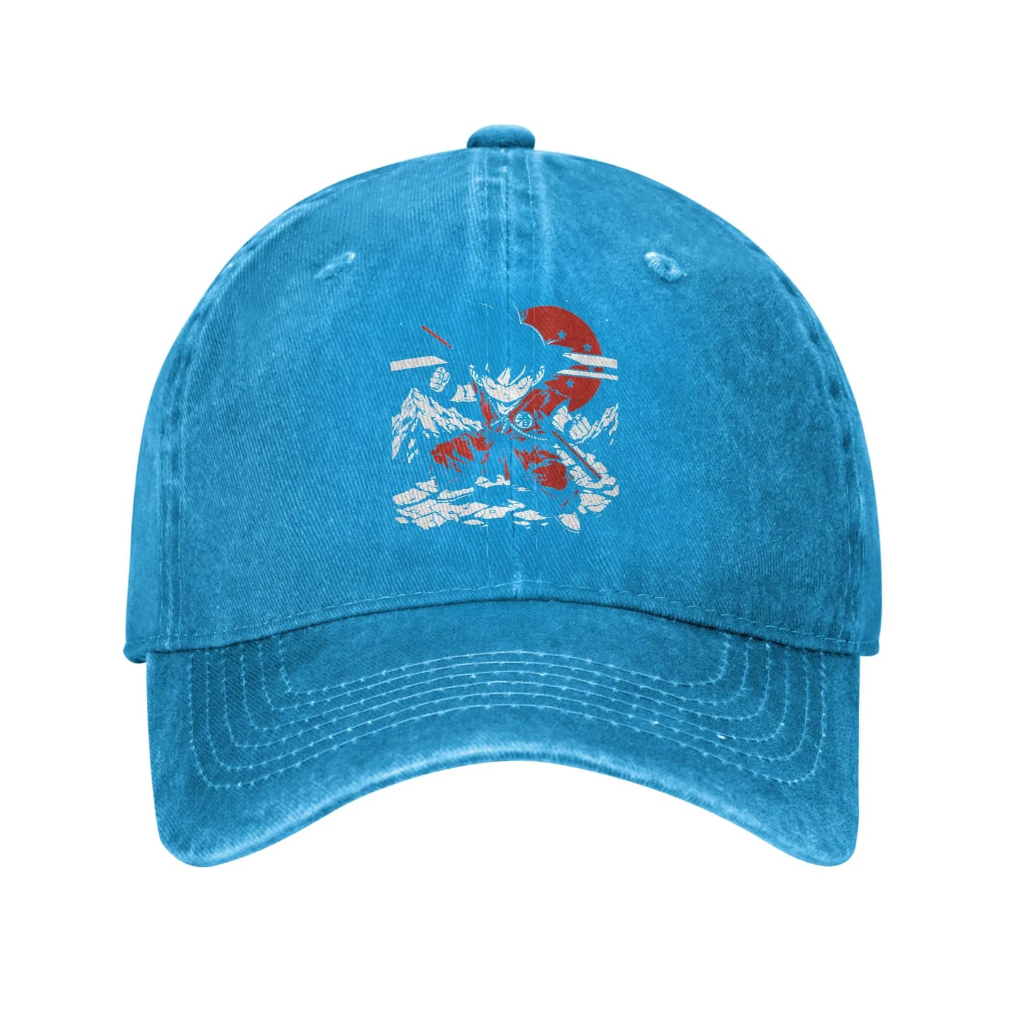 Kid Goku with Power Pole Dragon Ball Baseball Cap Distressed Denim Snapback Hat Men Women Outdoor Summer Adjustable Hats Cap, Produit gaming premium Fraquane
