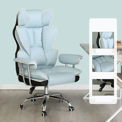 Nouveau fauteuil de gaming confortable et ergonomique pour ordinateur, pivotant, avec fonction de levage, idéal pour le bureau et les gamers