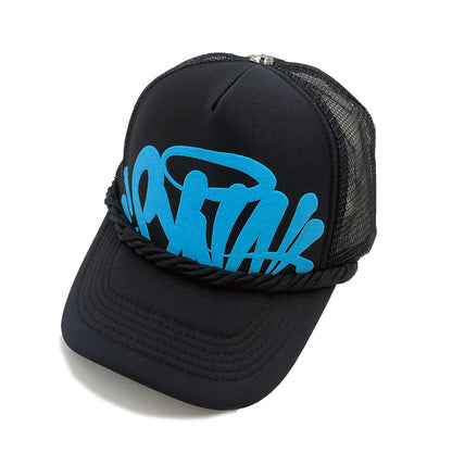 New spring and summer letter-printed women's fashion baseball cap outdoor sports breathable mesh cap men's trucker cap