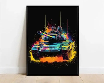 Pop-Neon-Poster mit Videospiel-Charakter, Gamepad, Kopfhörern, Fußball und Basketball – Leinwanddruck, Wandkunst-Dekor für das Gaming-Zimmer