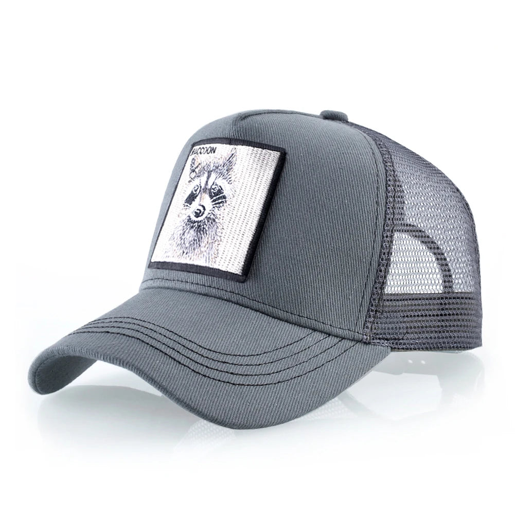Spring Summer Baseball Cap With Lion Embroidery Patch Snapback Trucker Caps Men Women Drake Baseball Hats Four Season Sun Hat