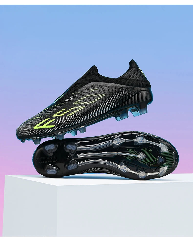 New Men's Football Boots Futsal Non Slip Turf Comfortable Ultralight Fg Grass Cleats Soccer Shoes Sport Indoor Adult Non-Slip