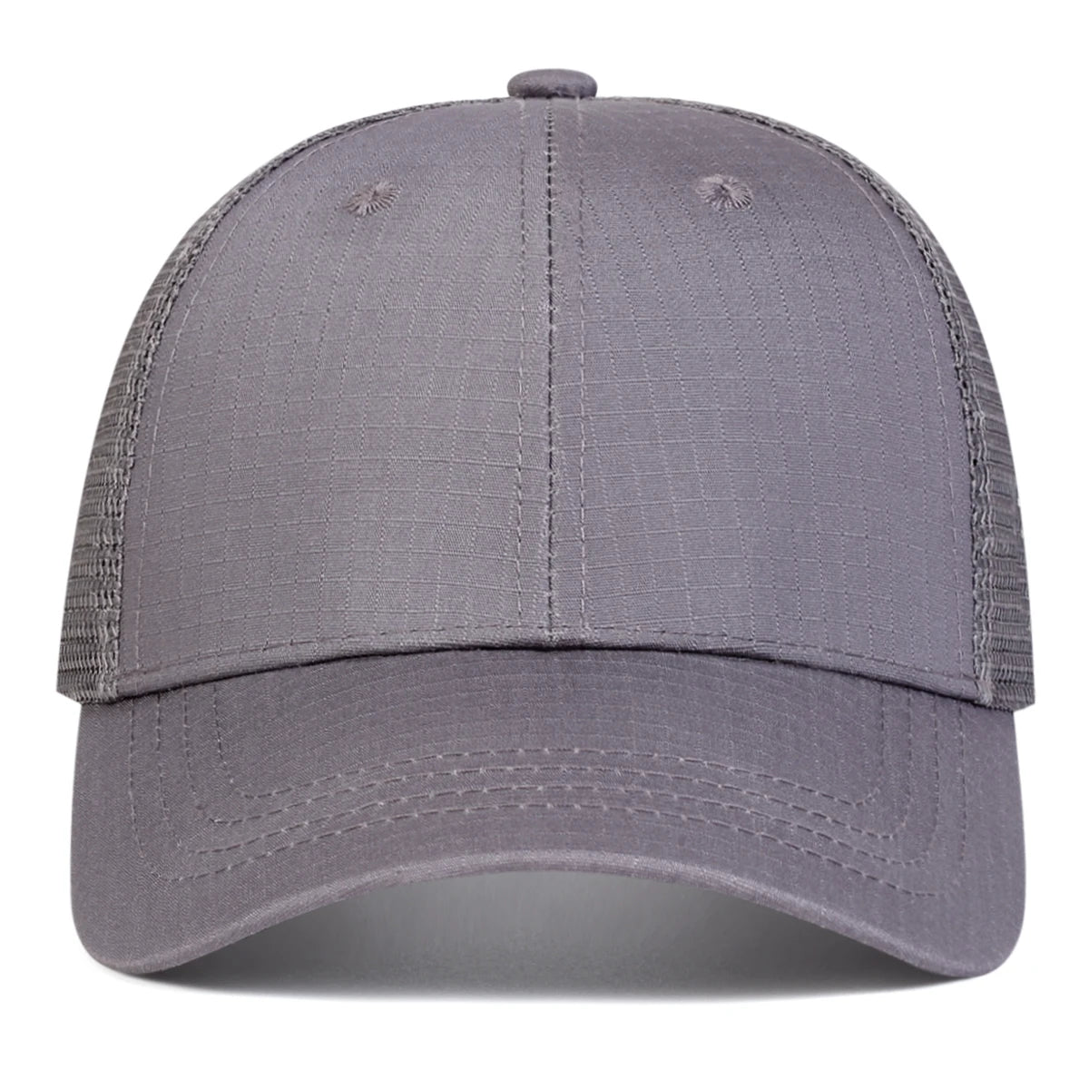 Unisex Solid Color Checkered Cloth Baseball Net Caps Hip Hop Cap Spring Summer Outdoor Adjustable Casual Hats Sunscreen Hat