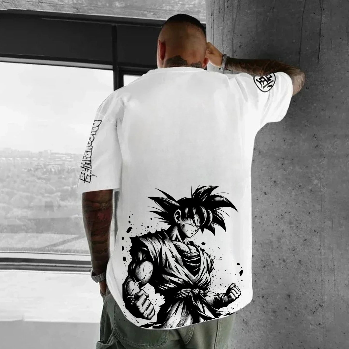 Dragon Ball Japanese Anime Printed Men's T-Shirt Majin Buu Boys Children Harajuku Short Sleeve Kids Goku T-shirt Summer Clothing