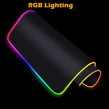 God Of War Large Kratos Atreus Mouse Pad RGB Glowing E-Sports Gamer Keyboard Rug with Extensible Phantom Color Carpet 500x1000