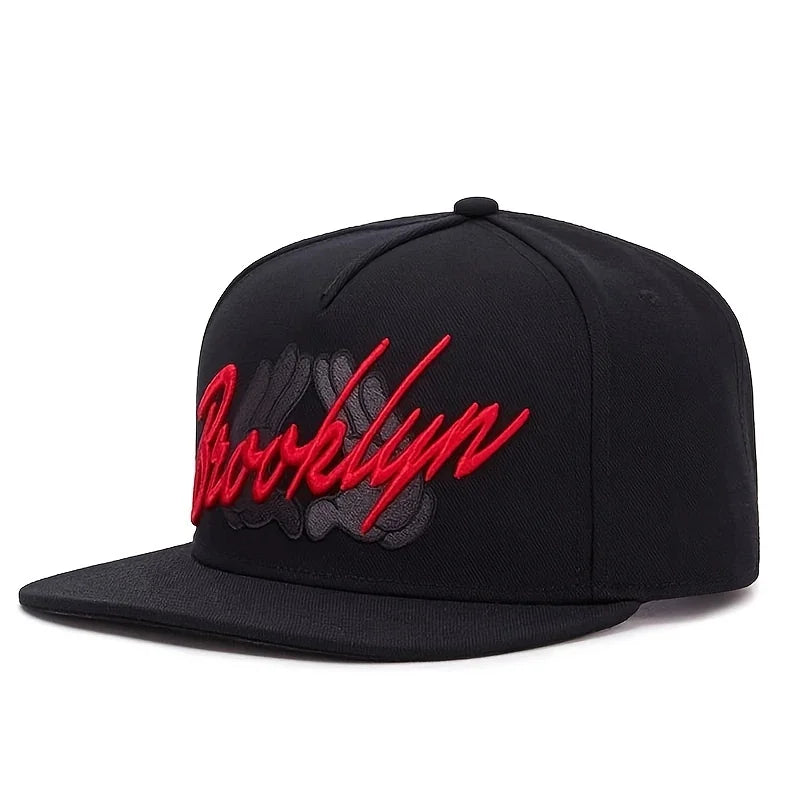 Męskie czapki z haftowaną literą, czapki typu snapback, czapki przeciwsłoneczne unisex, czapki z regulacją, czapki hip-hopowe, damskie czapki baseballowe, kapelusze kowbojskie