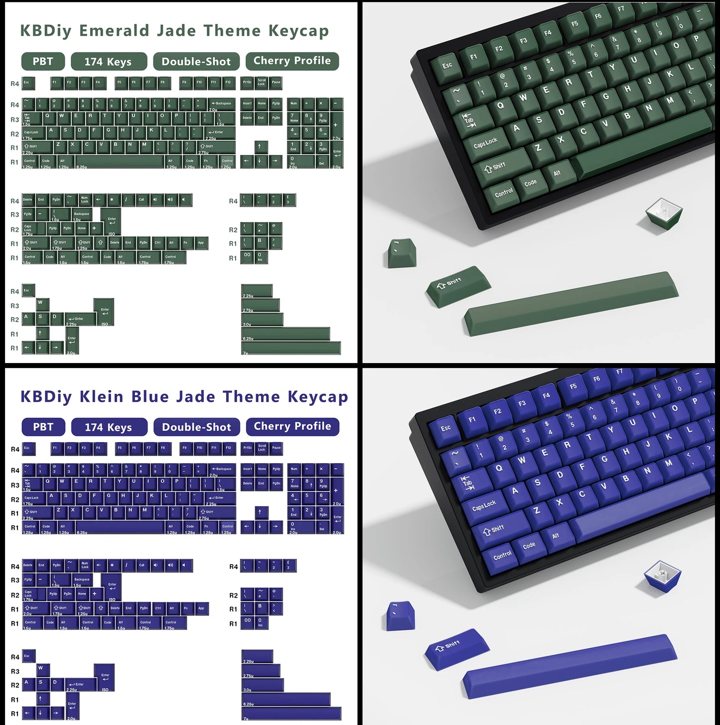 KBDiy GMK Illusion Keycap Perfil Cherry Double Shot PBT ISO Teclas para Kit de Teclado Mecânico Gamer Gaming Point Retro