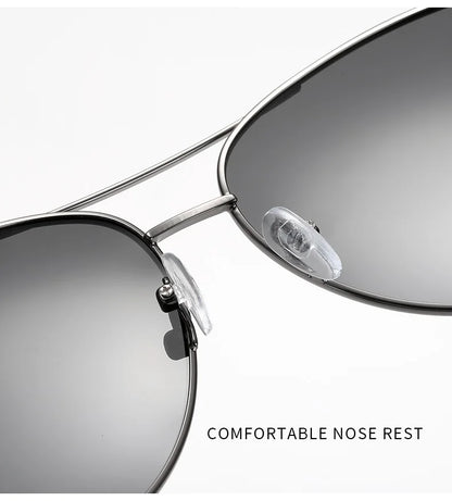 Luxury Photochromic Pilot Polarized Sunglasses Men Women Driving Chameleon Sun Glasses Change Color Day And Night UV400 Eyewear